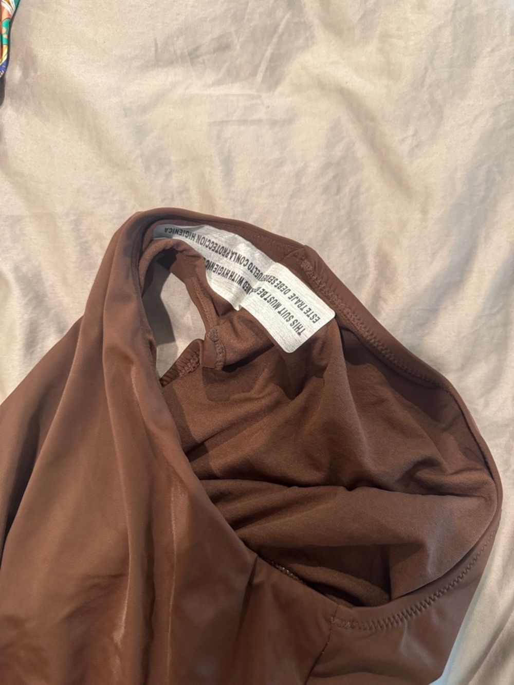 Shade & Shore Brown One-Piece Swimsuit - Picture 4 of 4